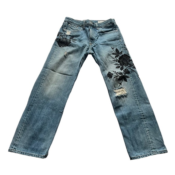**SOLD** Rag & Bone Marilyn Crop in Ramona Embroidery Size 26 - Picture 3 of 14